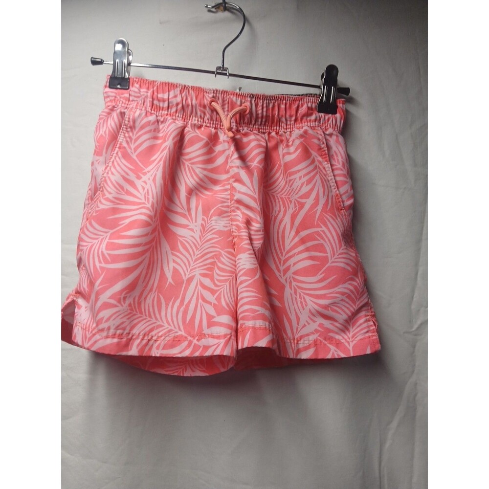 Art Class Size S (6-7) Palms Pink Swim Trunks
